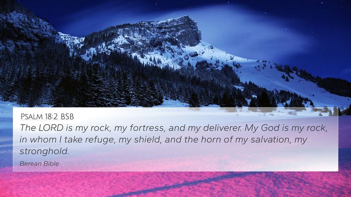 Psalm 18:2 BSB Bible Verse Image