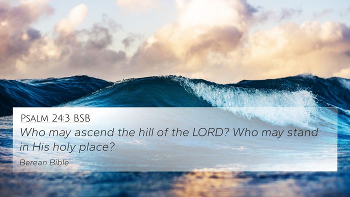 Psalm 24:3 BSB Bible Verse Image