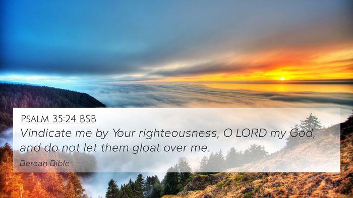 Psalm 35:24 BSB Bible Verse Image