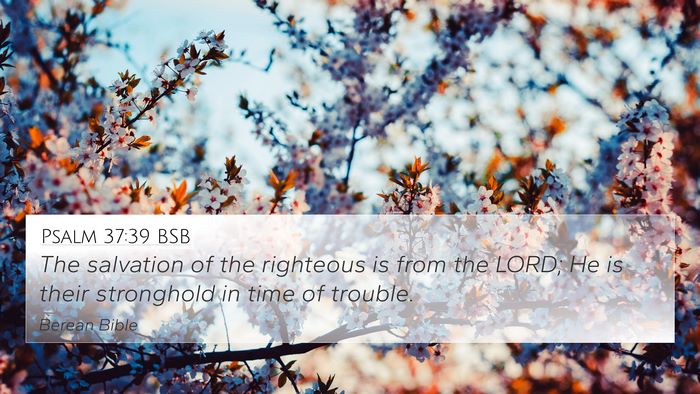 Psalm 37:39 BSB Bible Verse Image