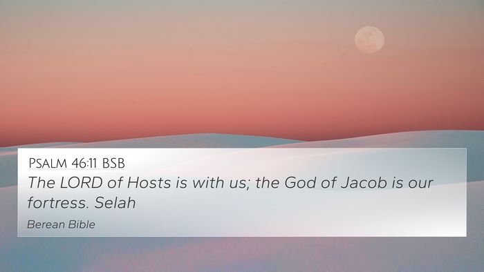 Psalm 46:11 BSB Bible Verse Image