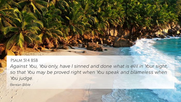 Psalm 51:4 BSB Bible Verse Image