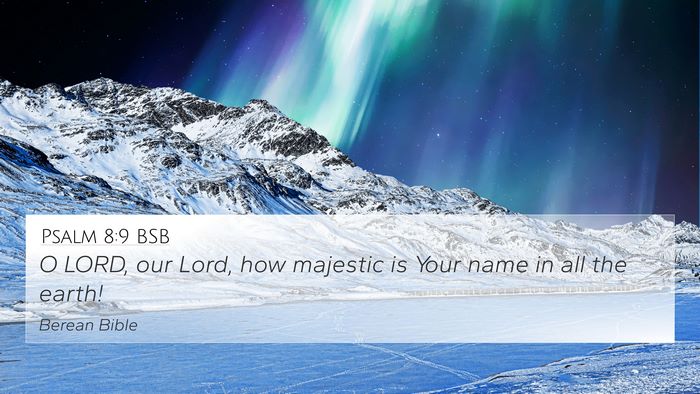Psalm 8:9 BSB Bible Verse Image