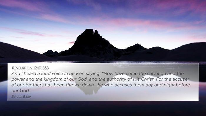 Revelation 12:10 BSB Bible Verse Image