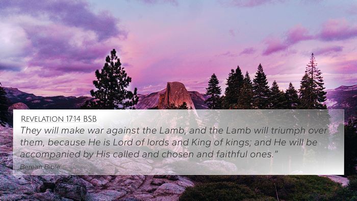 Revelation 17:14 BSB Bible Verse Image