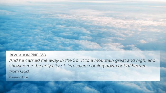 Revelation 21:10 BSB Bible Verse Image