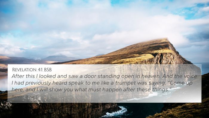 Revelation 4:1 BSB Bible Verse Image
