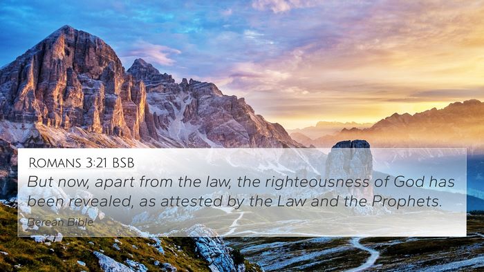 Romans 3:21 BSB Bible Verse Image