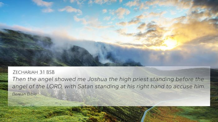 Zechariah 3:1 BSB Bible Verse Image