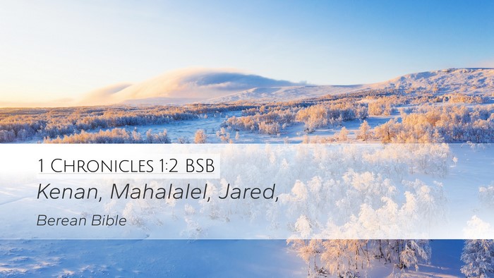 1 Chronicles 1:2 BSB Bible Verse Image