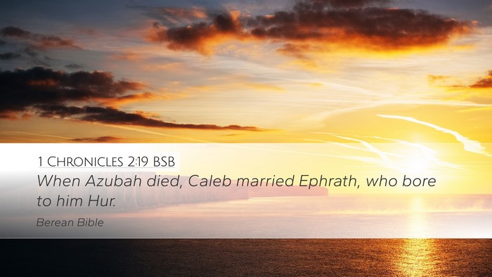 1 Chronicles 2:19 BSB Bible Verse Image
