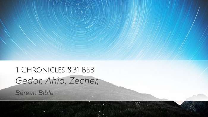 1 Chronicles 8:31 BSB Bible Verse Image