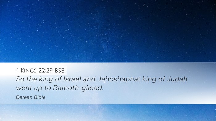 1 Kings 22:29 BSB Bible Verse Image