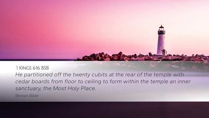 1 Kings 6:16 BSB Bible Verse Image