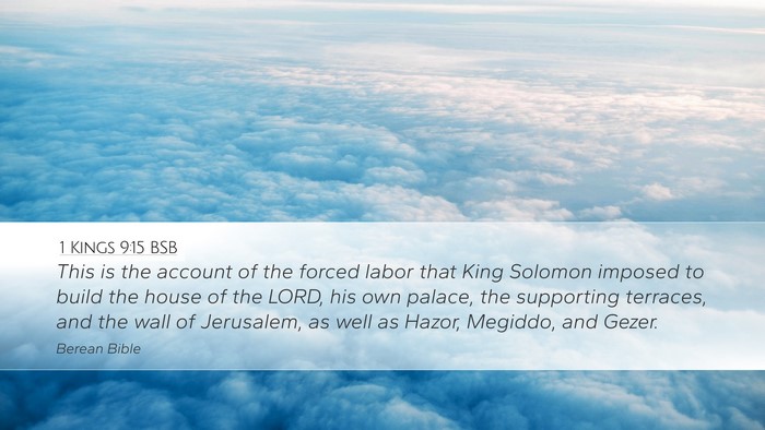 1 Kings 9:15 BSB Bible Verse Image