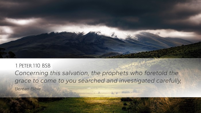 1 Peter 1:10 BSB Bible Verse Image