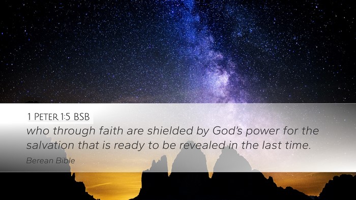 1 Peter 1:5 BSB Bible Verse Image
