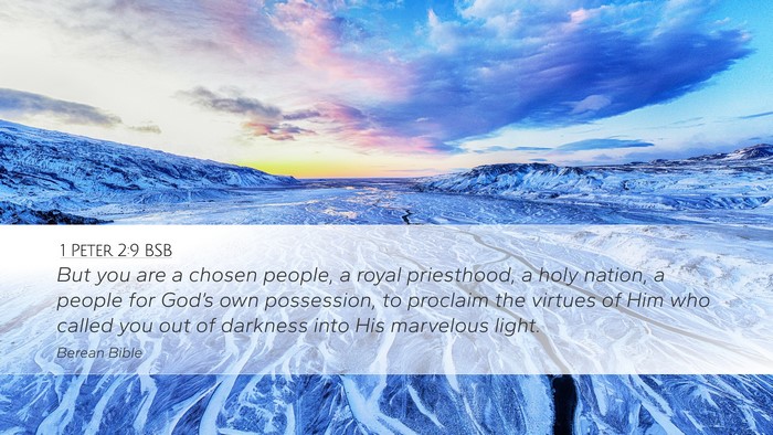 1 Peter 2:9 BSB Bible Verse Image