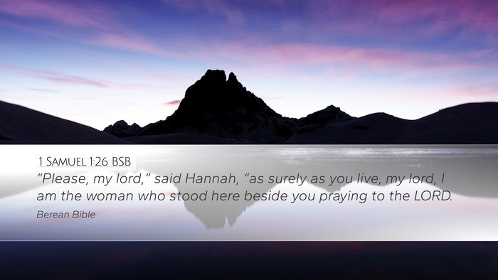 1 Samuel 1:26 BSB Bible Verse Image