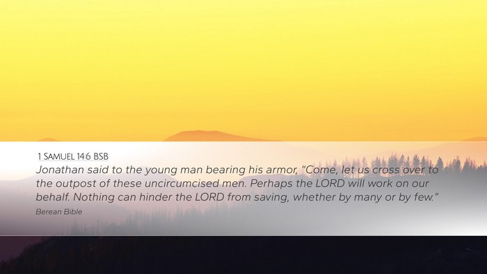 1 Samuel 14:6 BSB Bible Verse Image