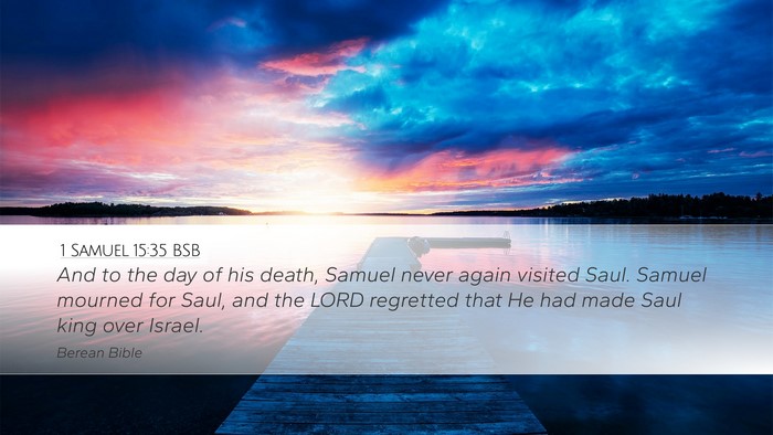 1 Samuel 15:35 BSB Bible Verse Image