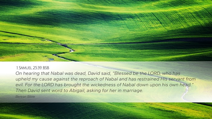 1 Samuel 25:39 BSB Bible Verse Image