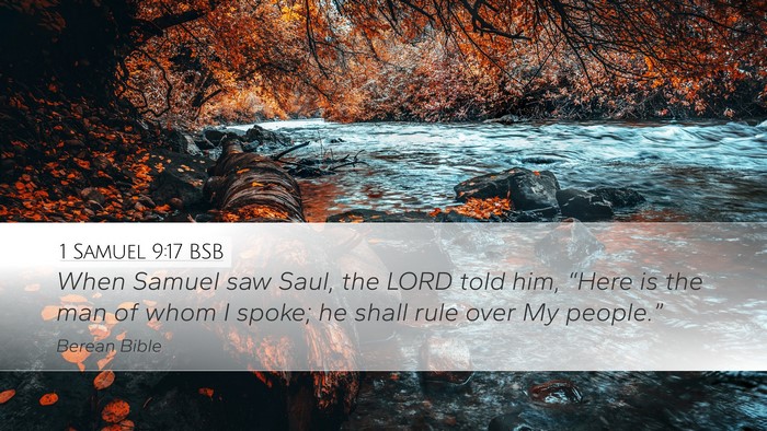1 Samuel 9:17 BSB Bible Verse Image