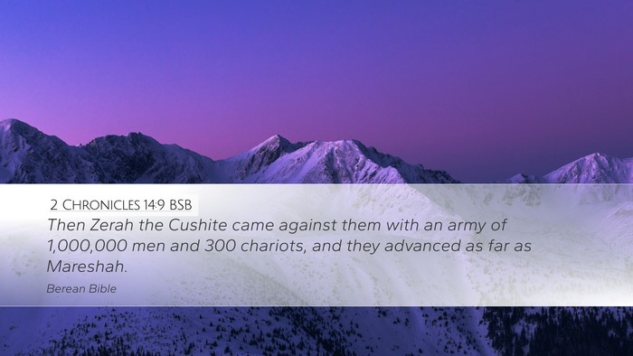 2 Chronicles 14:9 BSB Bible Verse Image