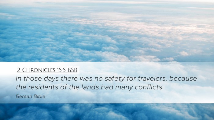 2 Chronicles 15:5 BSB Bible Verse Image