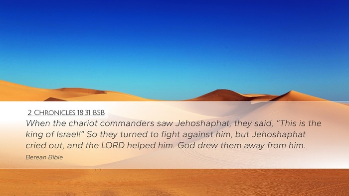 2 Chronicles 18:31 BSB Bible Verse Image