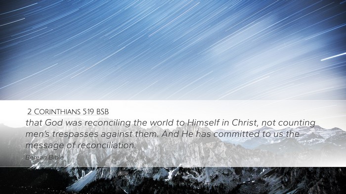 2 Corinthians 5:19 BSB Bible Verse Image