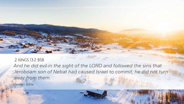 2 Kings 13:2 BSB Bible Verse Image
