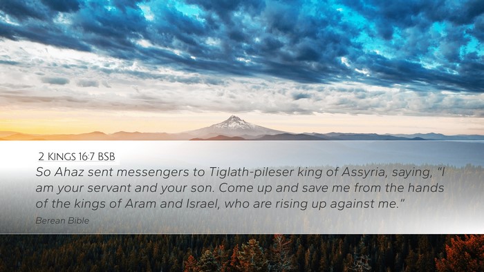 2 Kings 16:7 BSB Bible Verse Image