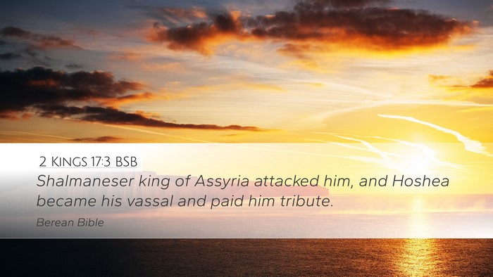 2 Kings 17:3 BSB Bible Verse Image