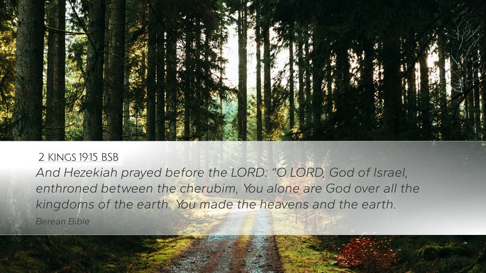 2 Kings 19:15 BSB Bible Verse Image