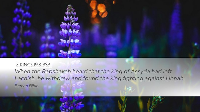 2 Kings 19:8 BSB Bible Verse Image