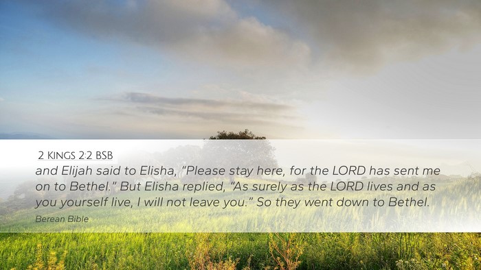 2 Kings 2:2 BSB Bible Verse Image
