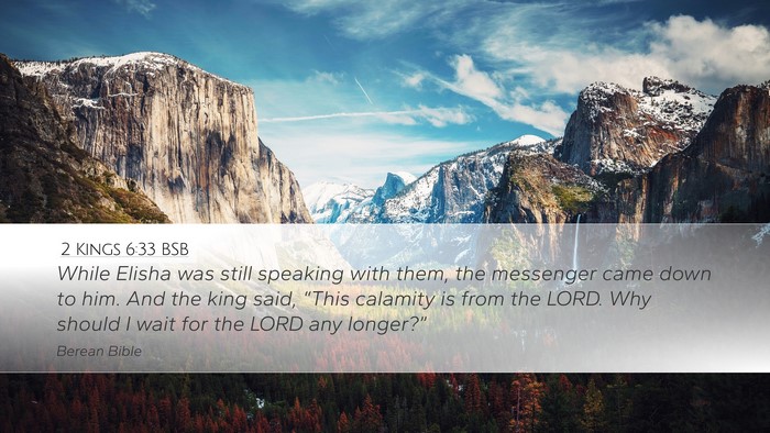 2 Kings 6:33 BSB Bible Verse Image