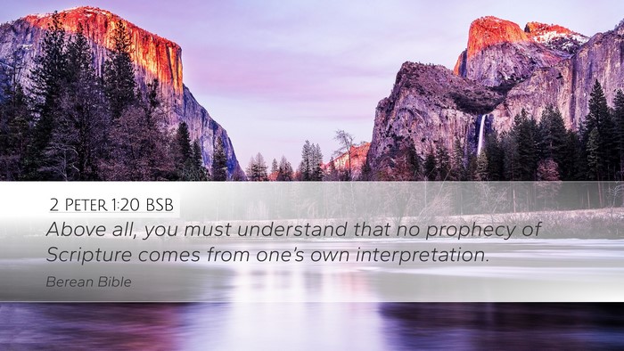 2 Peter 1:20 BSB Bible Verse Image