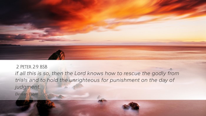 2 Peter 2:9 BSB Bible Verse Image