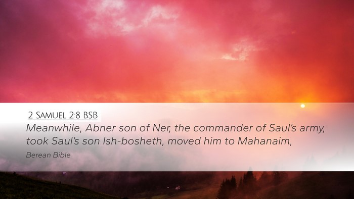 2 Samuel 2:8 BSB Bible Verse Image