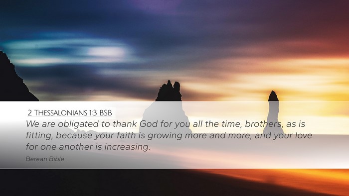 2 Thessalonians 1:3 BSB Bible Verse Image