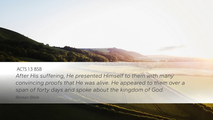 Acts 1:3 BSB Bible Verse Image