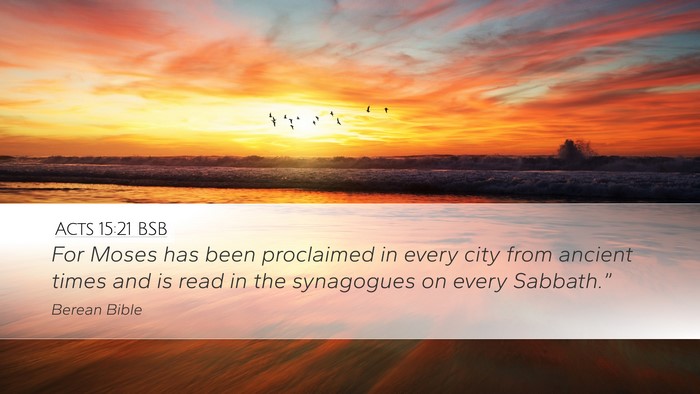Acts 15:21 BSB Bible Verse Image