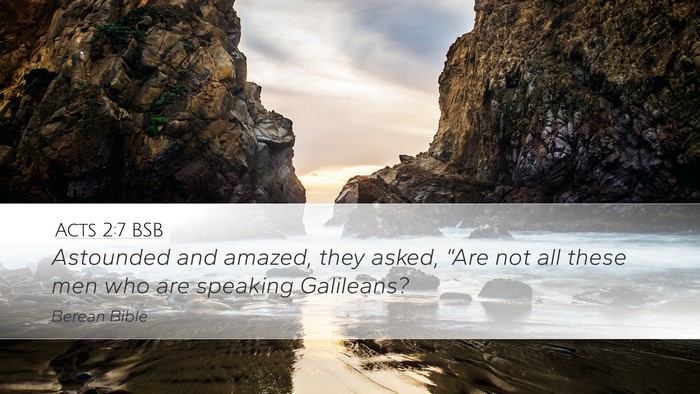 Acts 2:7 BSB Bible Verse Image