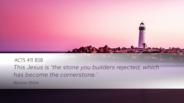 Acts 4:11 BSB Bible Verse Image