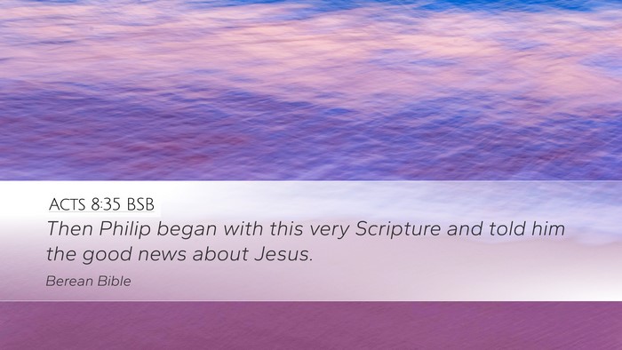 Acts 8:35 BSB Bible Verse Image