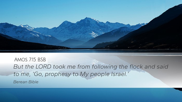 Amos 7:15 BSB Bible Verse Image