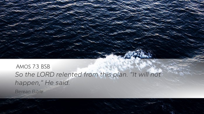 Amos 7:3 BSB Bible Verse Image