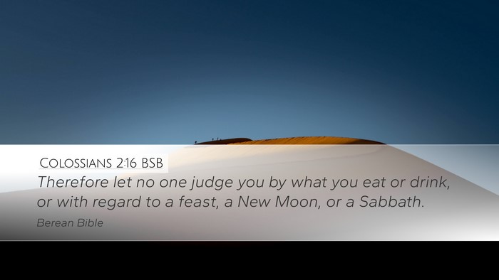 Colossians 2:16 BSB Bible Verse Image